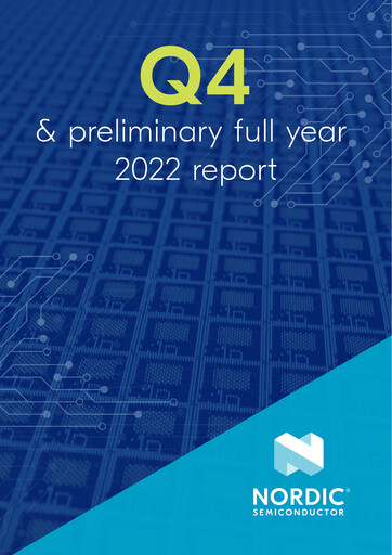 Miniature Nordic Semiconductor
 Rapport trimestriel 2022-q4