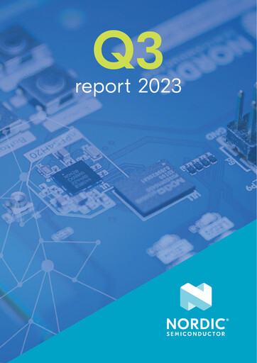 Miniature Nordic Semiconductor
 Rapport trimestriel 2023-q3