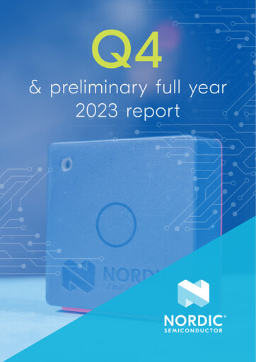 Miniature Nordic Semiconductor
 Rapport trimestriel 2023-q4