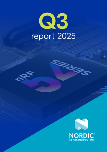 Miniature Nordic Semiconductor
 Rapport trimestriel 2025-q3