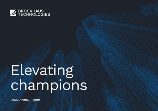 Thumbnail Brockhaus Technologies Annual Report 2022