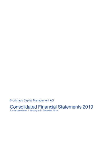 Thumbnail Brockhaus Technologies Financial Statement 2019