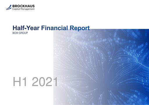Thumbnail Brockhaus Technologies Half-year Report 2021-h1