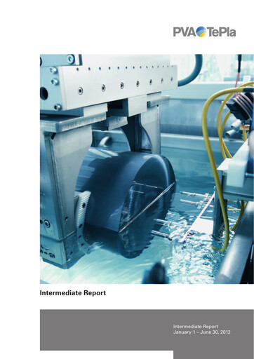 Thumbnail PVA TePla AG Half-year Report 2012-h1