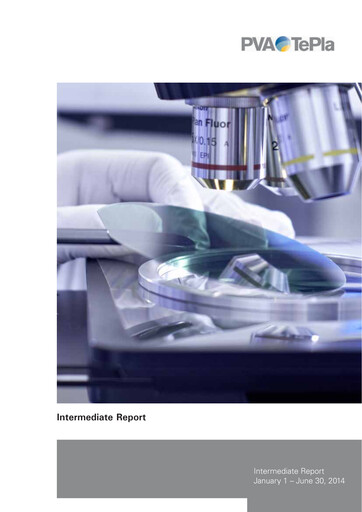 Thumbnail PVA TePla AG Half-year Report 2014-h1
