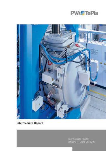 Thumbnail PVA TePla AG Half-year Report 2016-h1