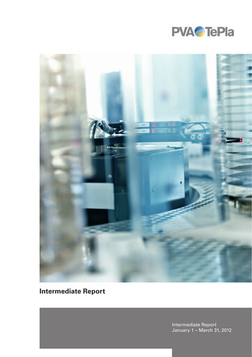 Thumbnail PVA TePla AG Quarterly Report 2012-q1