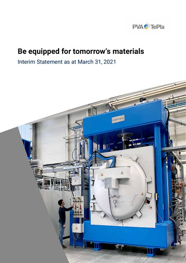 Thumbnail PVA TePla AG Quarterly Report 2021-q1