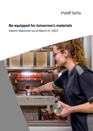 Thumbnail PVA TePla AG Quarterly Report 2022-q1