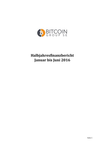 Thumbnail Bitcoin Group Half-year Report 2016-h1
