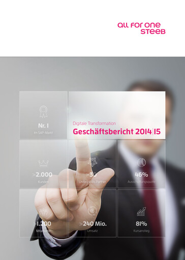 Thumbnail All for One Group Annual Report 2014-2015