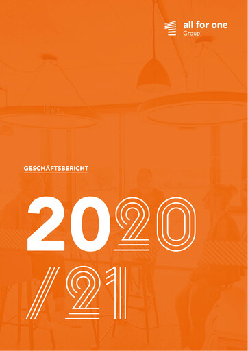 Thumbnail All for One Group Annual Report 2020-2021