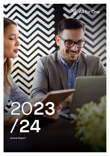 Thumbnail All for One Group Annual Report 2023-2024