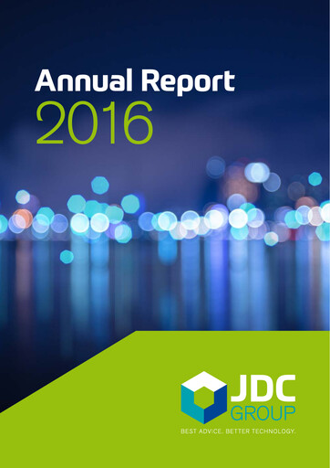 Thumbnail JDC Group AG Annual Report 2016
