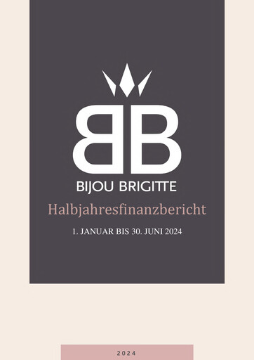 Miniature Bijou Brigitte Rapport semestriel 2024-h1