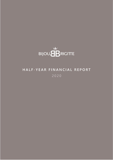 Miniature Bijou Brigitte Rapport semestriel 2020-h1