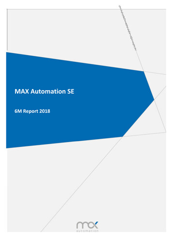 Vorschaubild MAX Automation Halbjahresbericht 2018-h1
