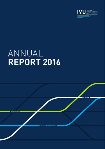 Thumbnail IVU Traffic Technologies Annual Report 2016