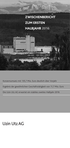 Thumbnail Uzin Utz Half-year Report 2016-h1
