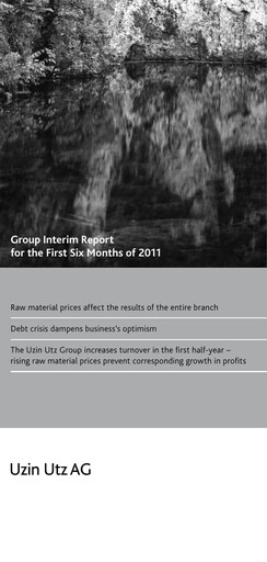 Miniature Uzin Utz Rapport semestriel 2011-h1