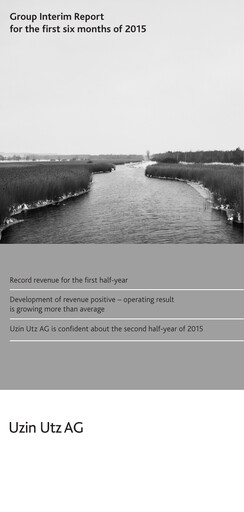 Miniature Uzin Utz Rapport semestriel 2015-h1