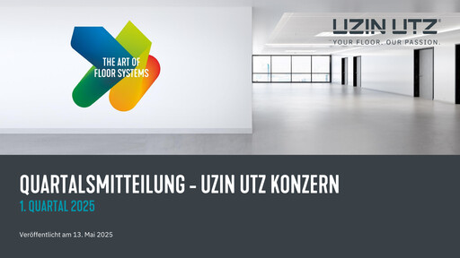 Thumbnail Uzin Utz Quarterly Report 2025-q1