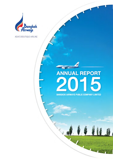 Thumbnail Bangkok Airways
 Annual Report 2015