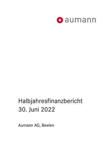 Thumbnail Aumann AG Half-year Report 2022-h1