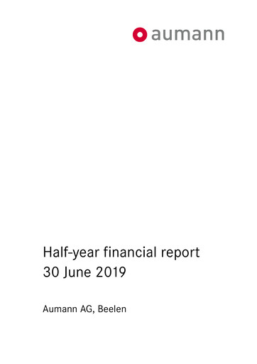 Thumbnail Aumann AG Half-year Report 2019-h1