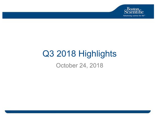 Thumbnail Boston Scientific Quarterly Report 2018-q3