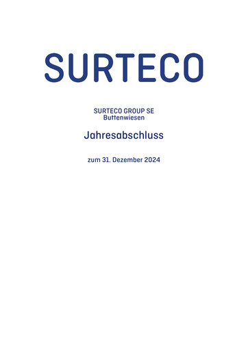 Thumbnail Surteco Group Financial Statement 2024