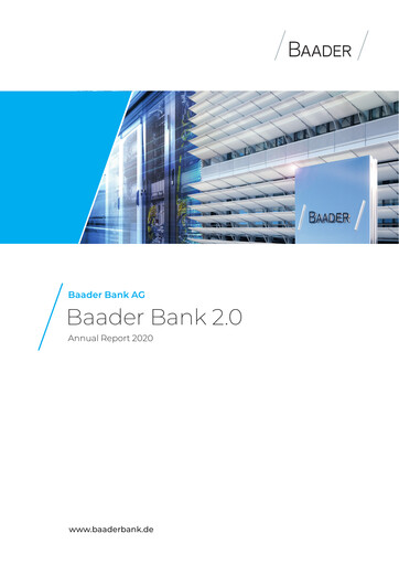 Thumbnail Baader Bank Annual Report 2020
