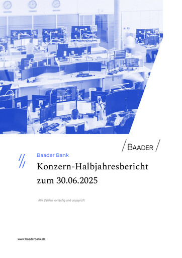 Miniature Baader Bank Rapport semestriel 2025