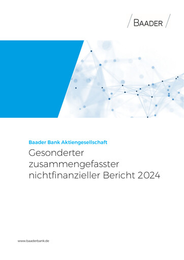 Miniature Baader Bank Rapport de durabilité 2024