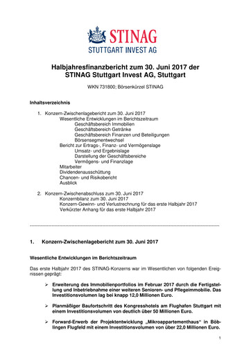 Vorschaubild STINAG Stuttgart Invest Halbjahresbericht 2017-h1