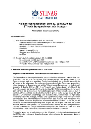 Vorschaubild STINAG Stuttgart Invest Halbjahresbericht 2020-h1