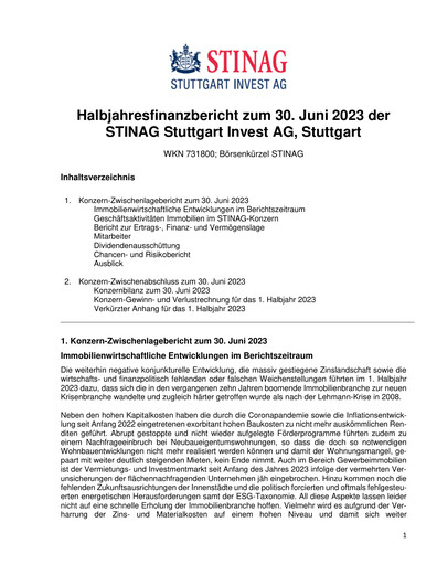 Vorschaubild STINAG Stuttgart Invest Halbjahresbericht 2023-h1
