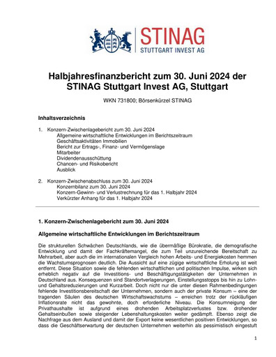Vorschaubild STINAG Stuttgart Invest Halbjahresbericht 2024-h1