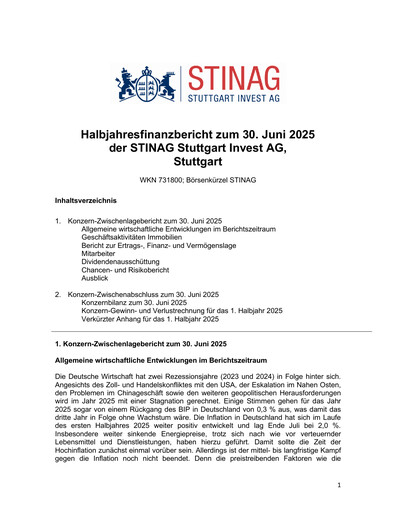 Vorschaubild STINAG Stuttgart Invest Halbjahresbericht 2025-h1
