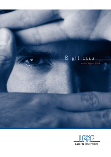 Miniature LPKF Laser & Electronics Rapport annuel 2009
