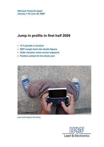 Thumbnail LPKF Laser & Electronics Half-year Report 2009-h1