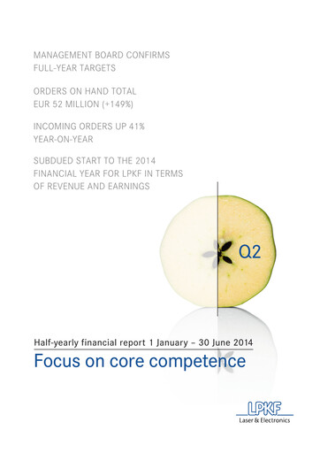 Thumbnail LPKF Laser & Electronics Half-year Report 2014-h1