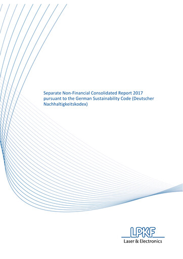Thumbnail LPKF Laser & Electronics Sustainability Report 2017