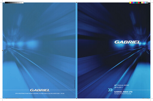 Thumbnail Gabriel India Annual Report 2010-2011