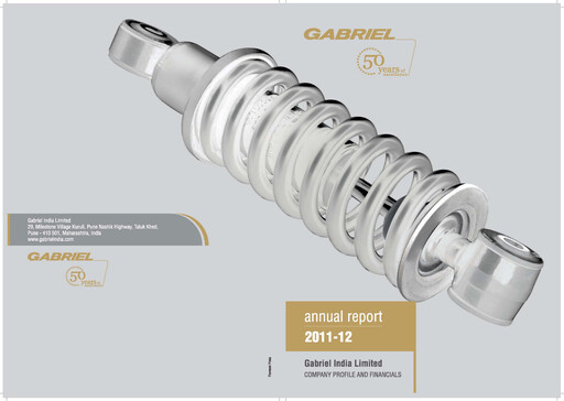 Thumbnail Gabriel India Annual Report 2011-2012