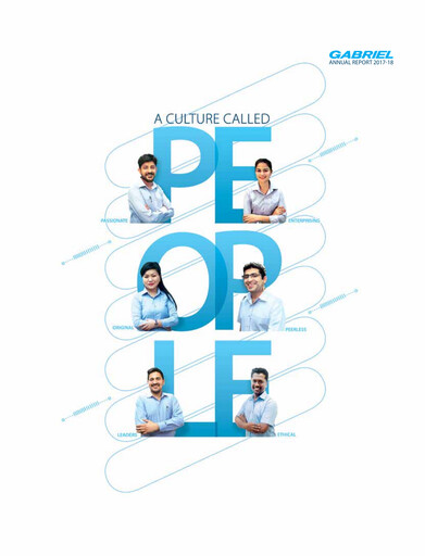 Thumbnail Gabriel India Annual Report 2017-2018