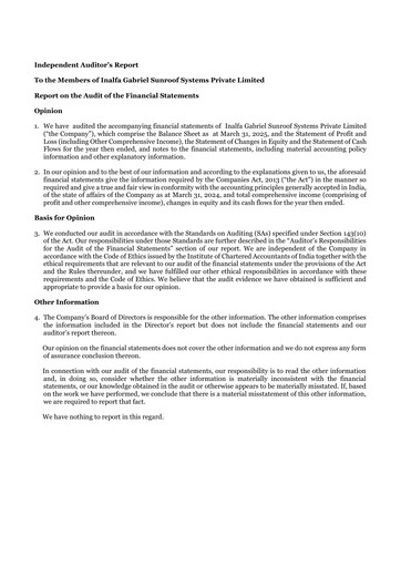 Thumbnail Gabriel India Financial Statement 2024-2025