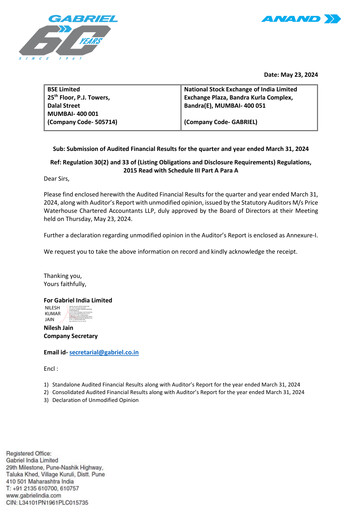 Thumbnail Gabriel India Quarterly Report 2023-q4