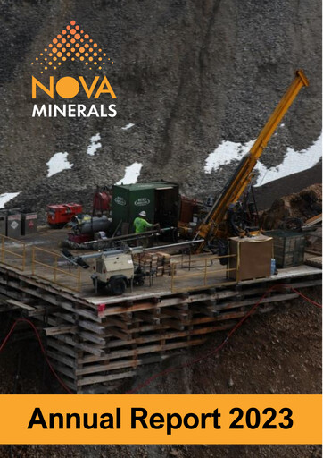 Thumbnail Nova Minerals Annual Report 2023