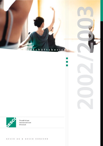 Thumbnail Gesco SE Annual Report 2002-2003